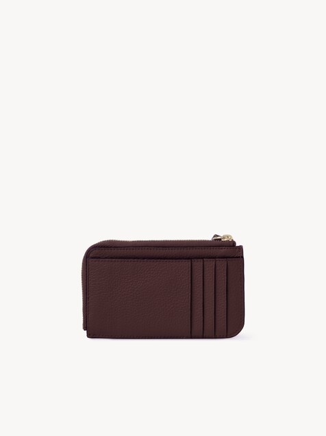 Cartera Alphabet de cuero granulado