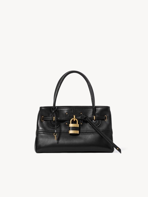 Bolso con asa superior Paddington Sling peque&ntilde;o de cuero suave