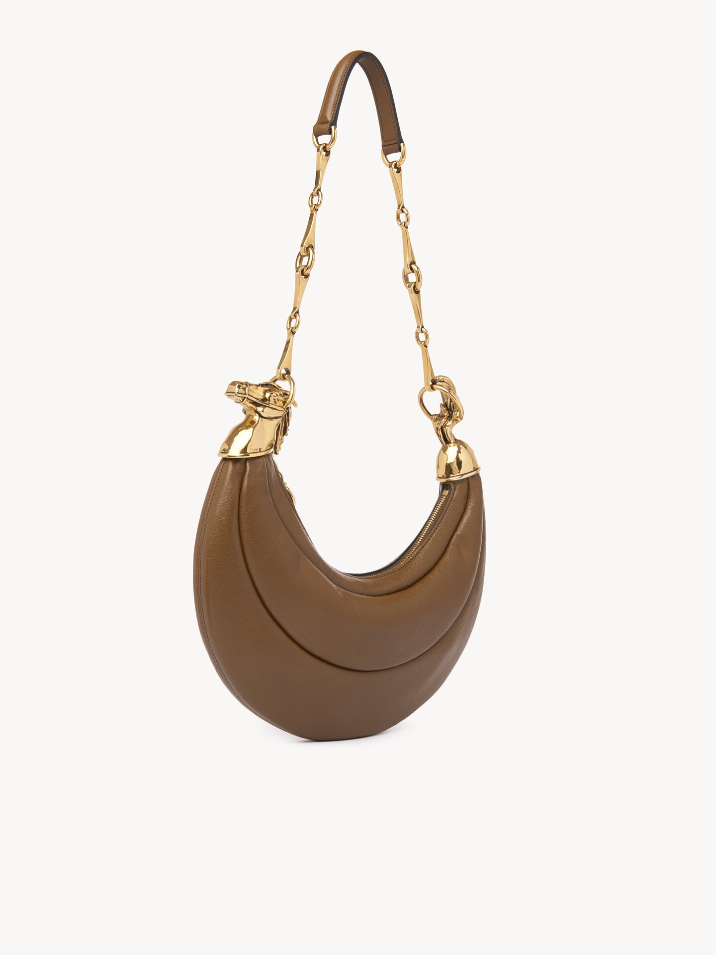 Chain Horse shoulder bag in soft leather - 2.0