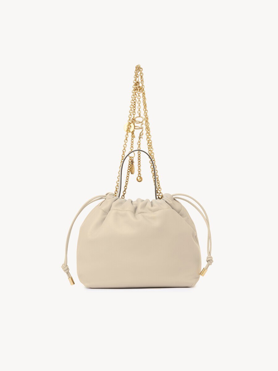 Bolso de hombro peque&ntilde;o Chlo&eacute; Icons con cadena de cuero suave - 5
