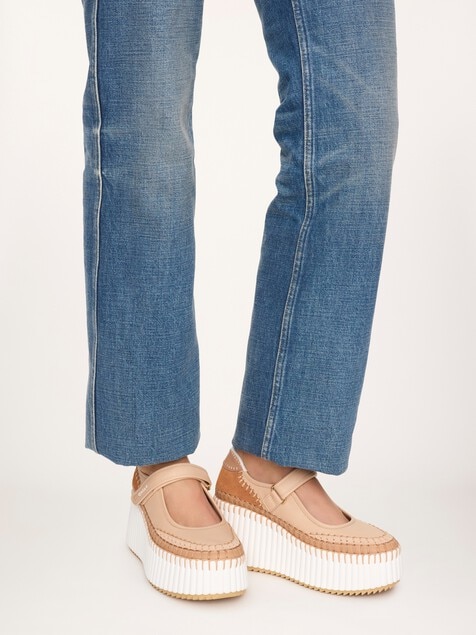 Nama Sneaker mit Keilabsatz