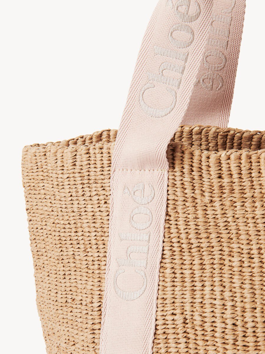 Large Woody basket in natural fibres - 9