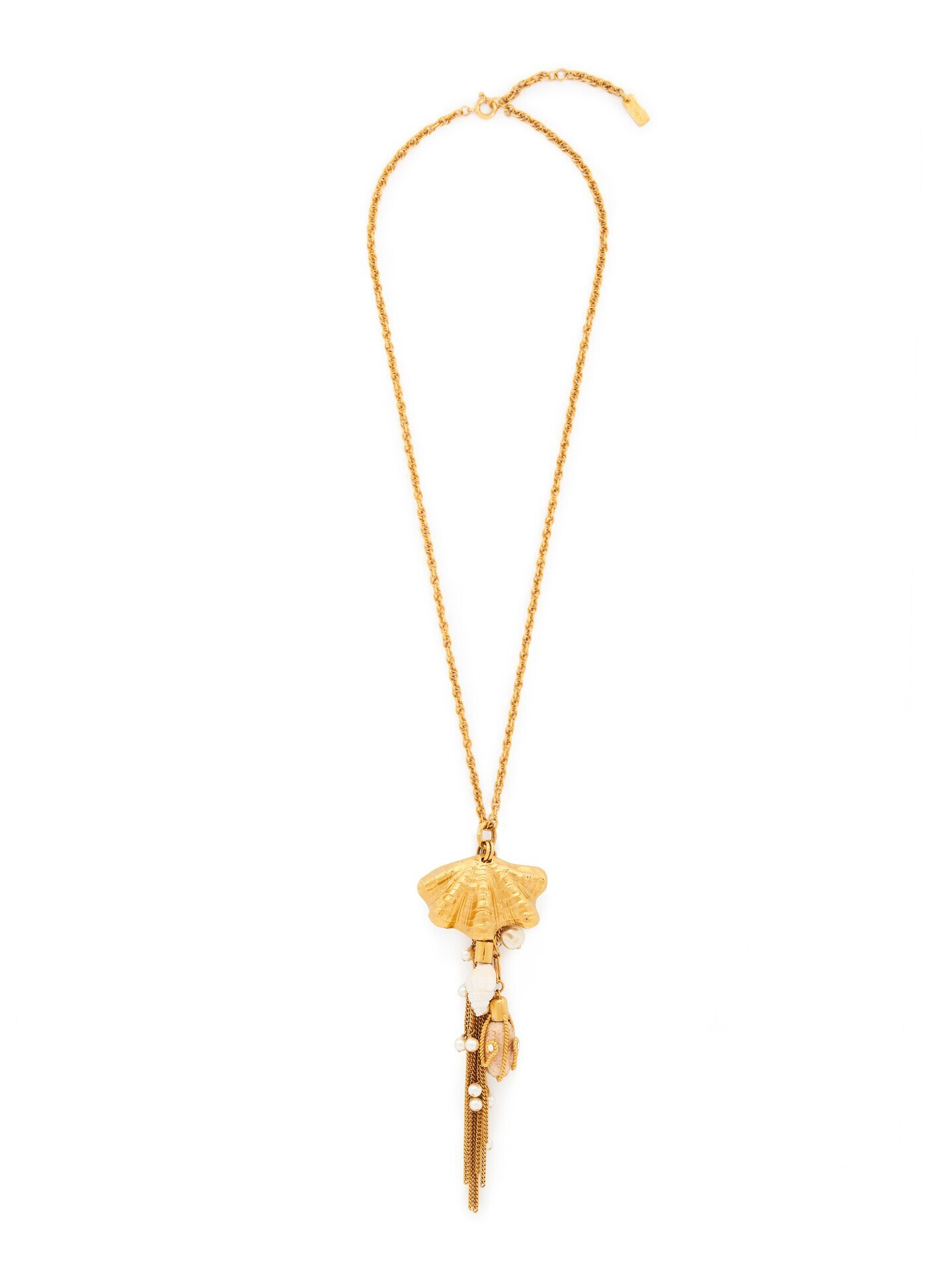 アンティーク　ペンダント Chloé Shellsペンダント ネックレス Vintage Gold - Chloé