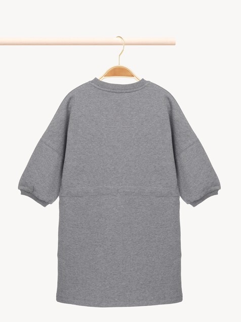 Kids' long-sleeve logo dress