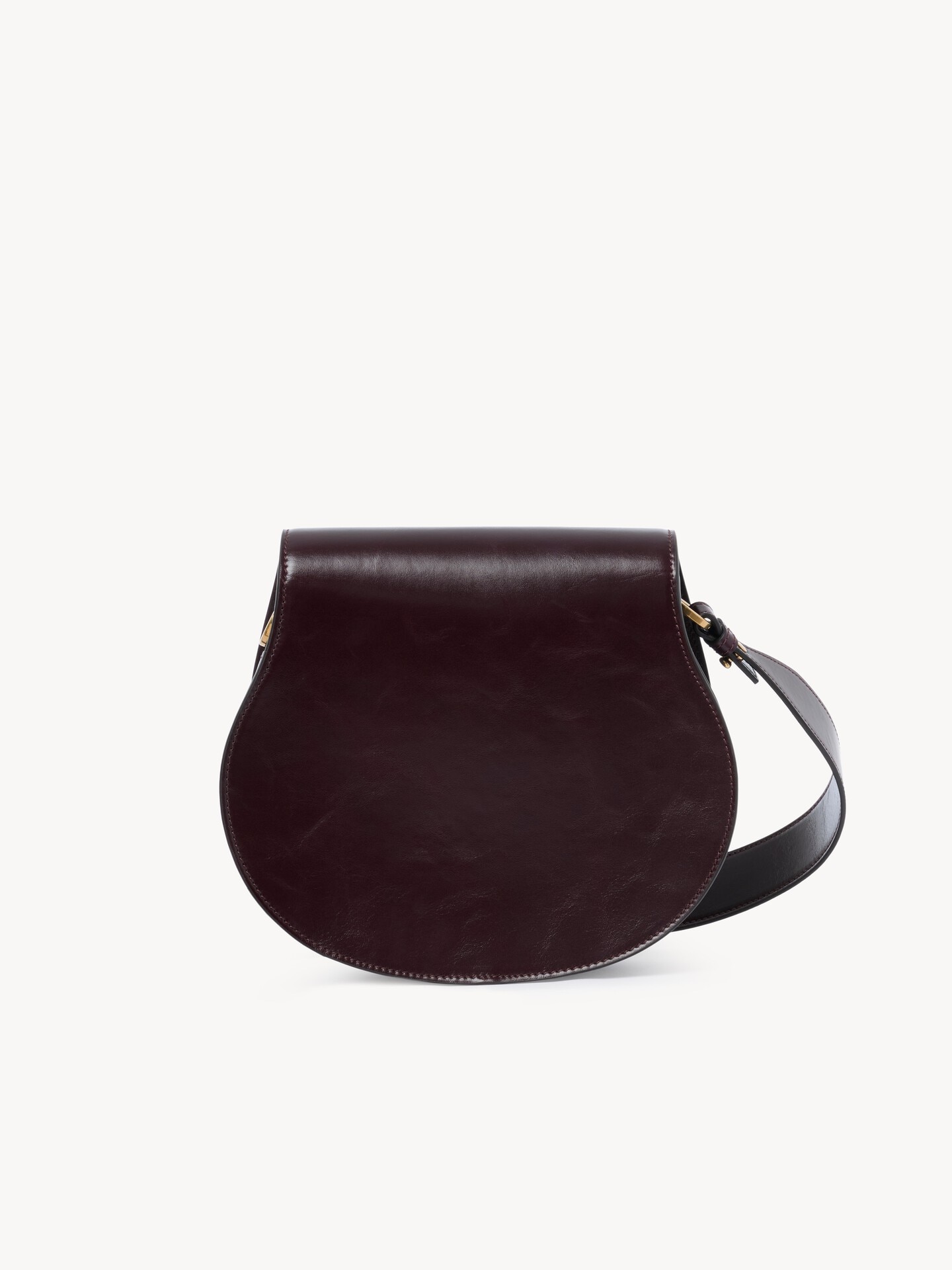 Marcie saddle bag in shiny leather - 4.0