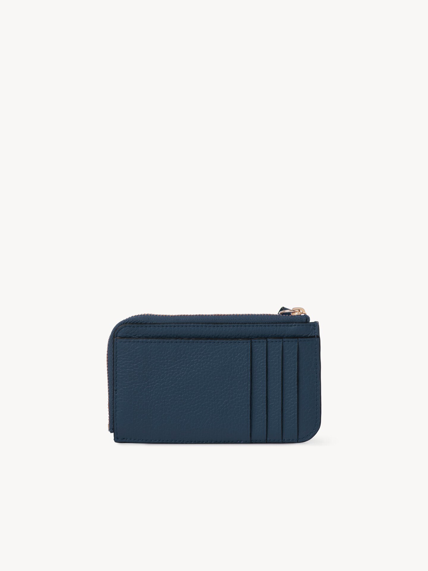 Alphabet wallet in grained leather - 2.0