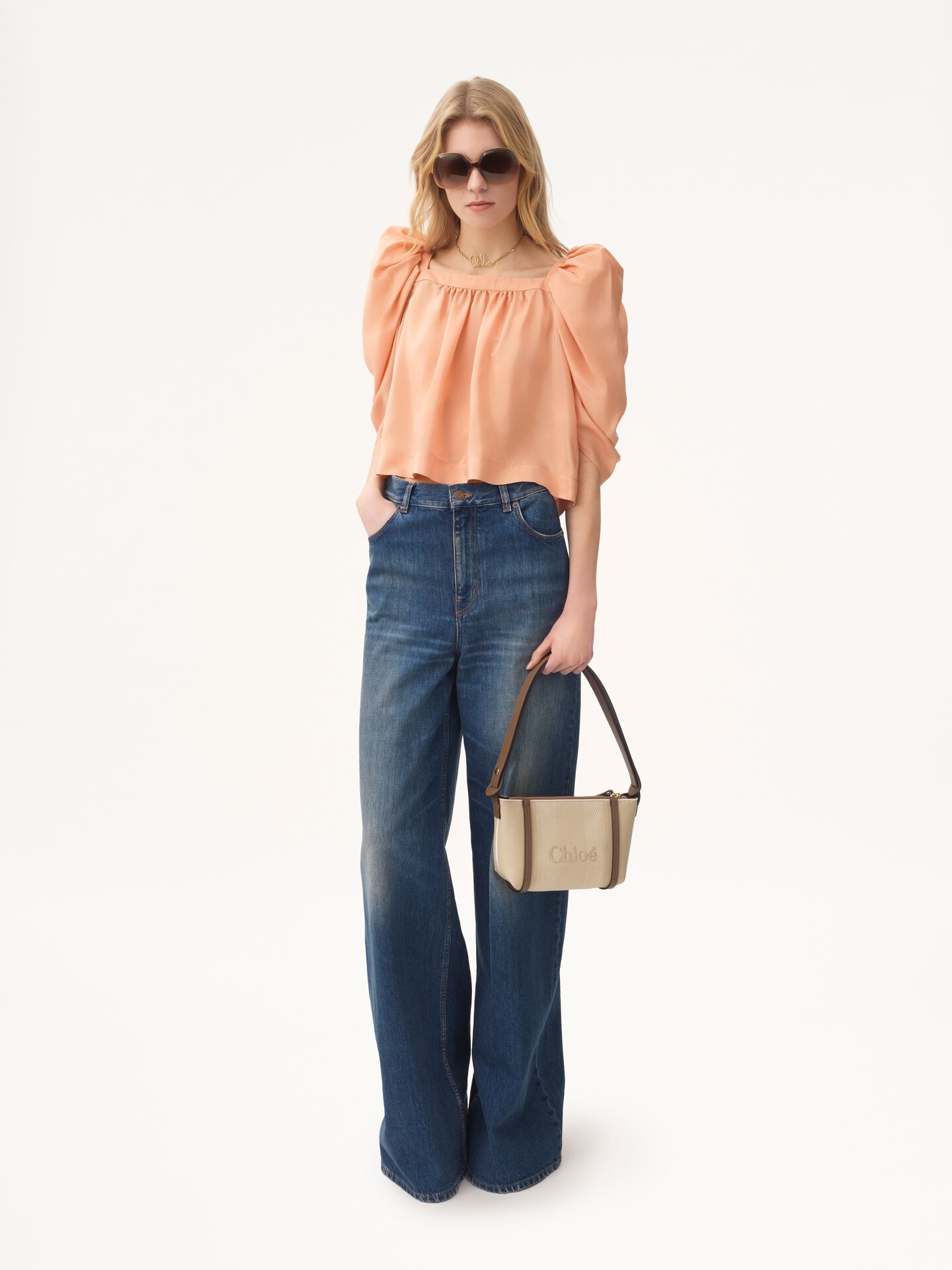 Sac port&eacute; &eacute;paule Chlo&eacute; Carry en toile - 8