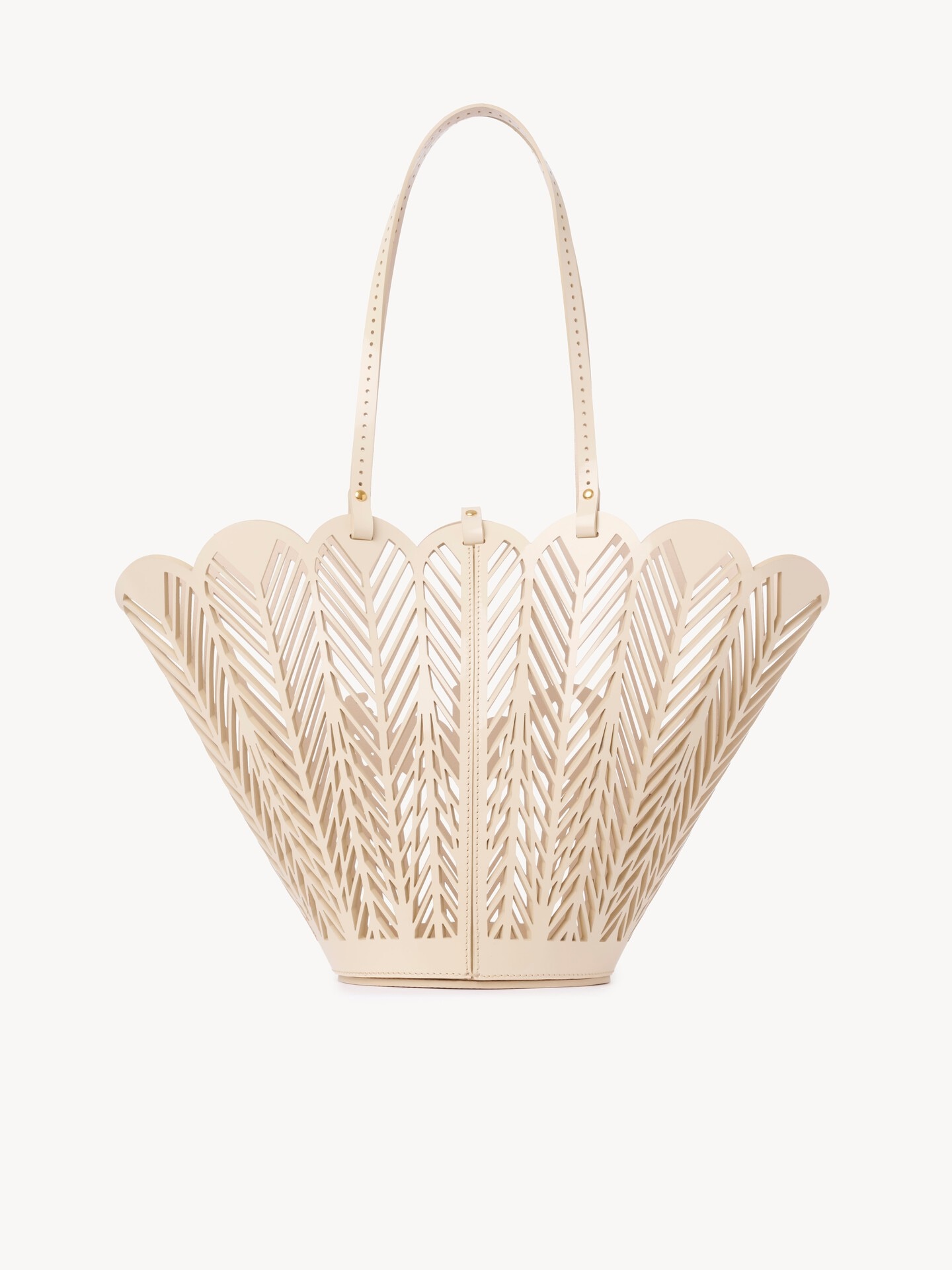 Chlo&eacute; Soleil basket bag in patent calfskin - 4.0