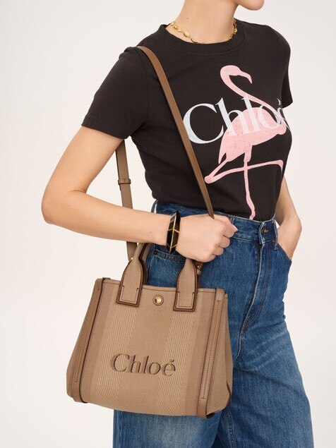 Tote bag Chlo&eacute; Carry piccola in tela