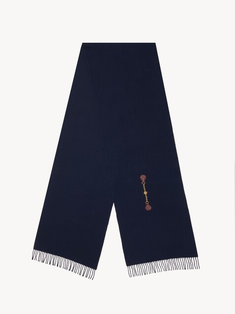The Chlo&eacute; Horse Medal scarf in wool