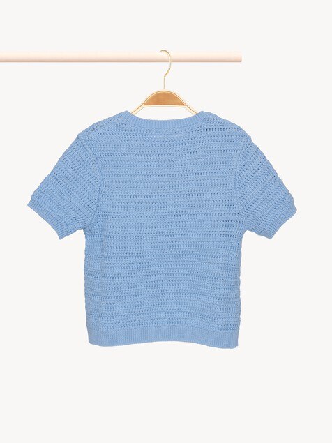 Kids' crew-neck logo top