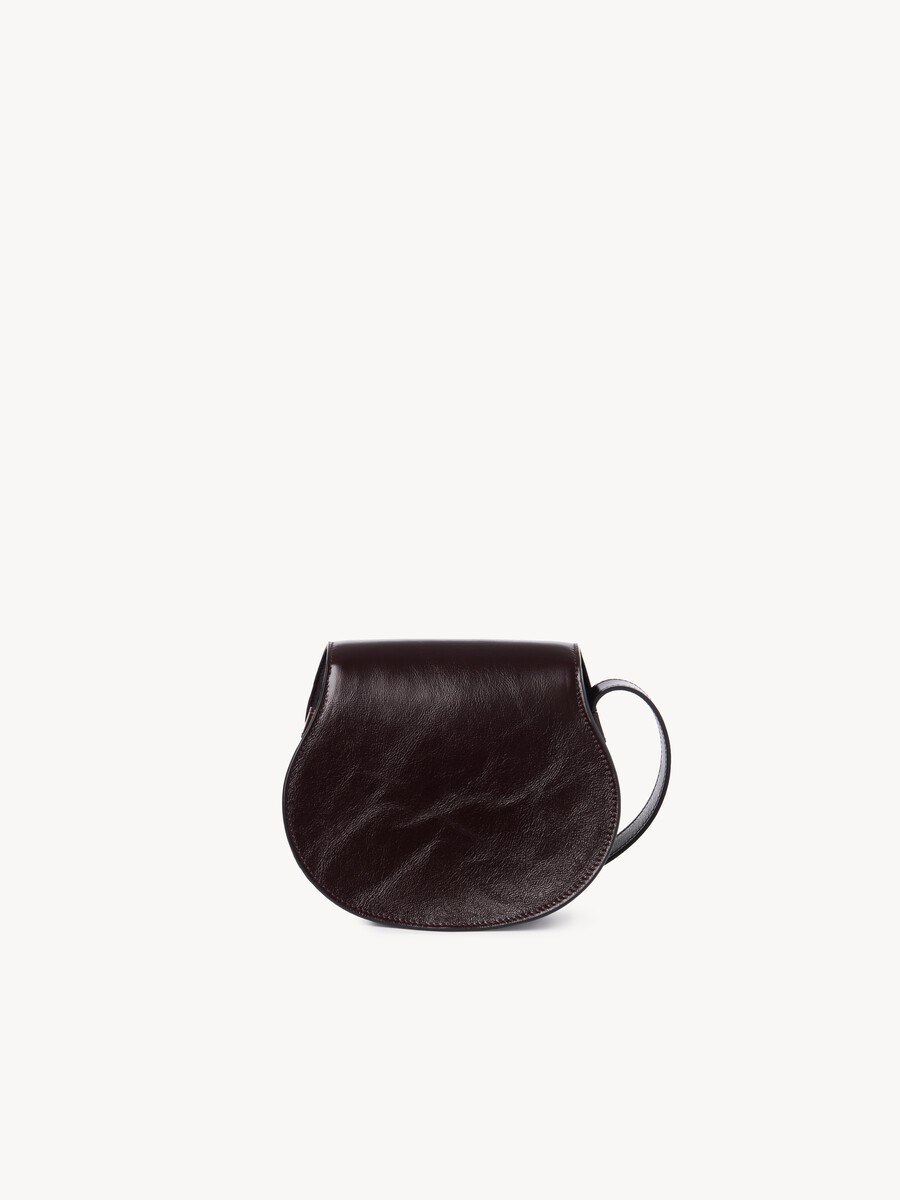 Small Marcie saddle bag in shiny leather - 4