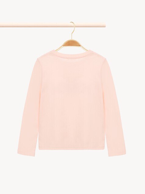 Kids' long-sleeve logo top