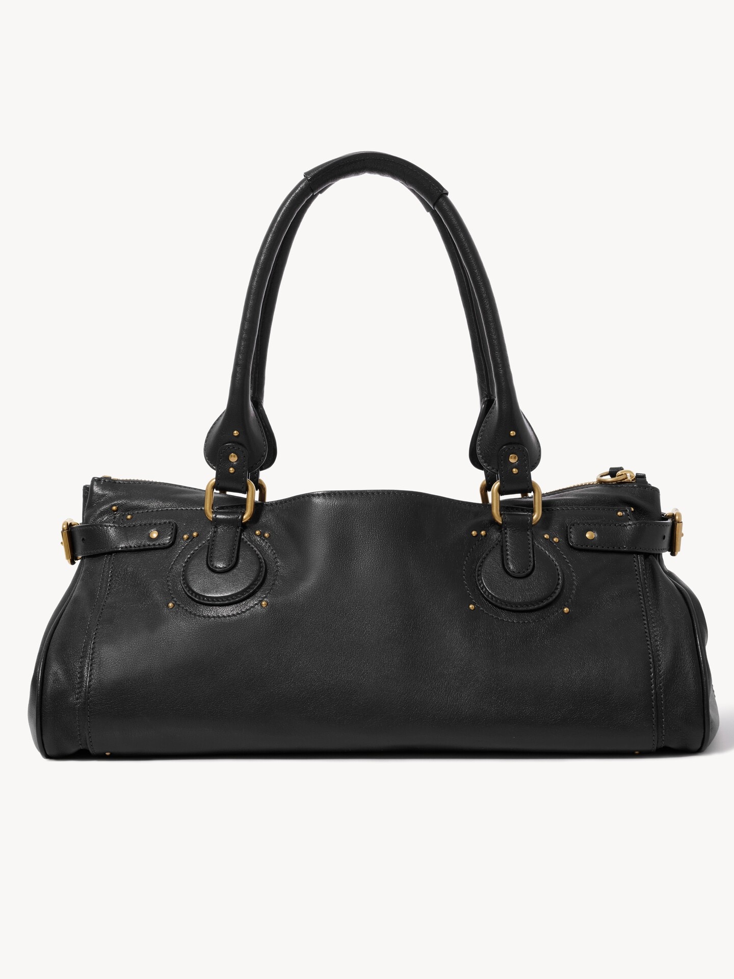 XL Paddington weekender bag in grained leather - 4.0