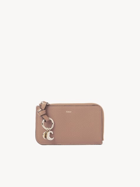 Cartera Alphabet de cuero granulado