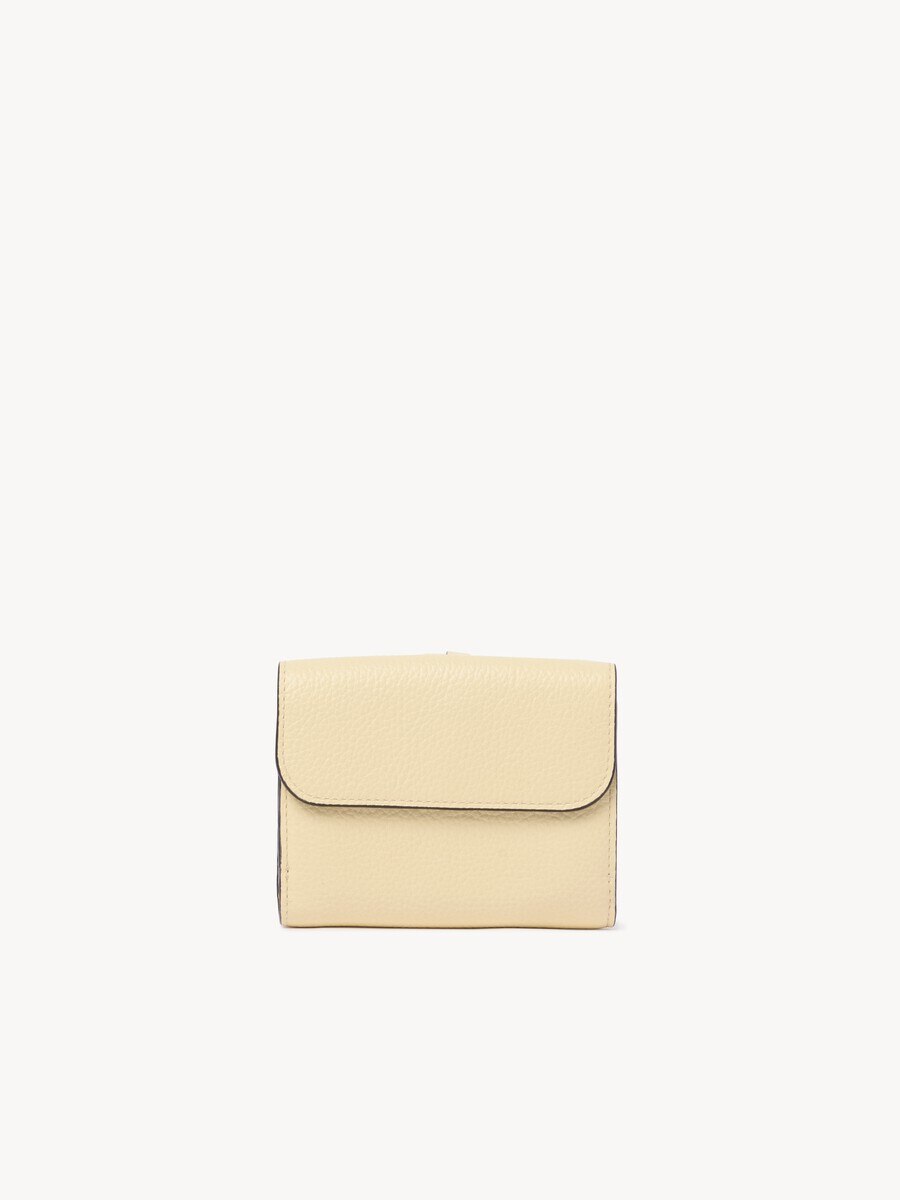 Small Alphabet tri-fold in grained leather - 4