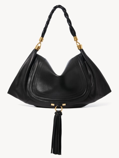 Large Marcie Foulard hobo bag in soft leather
