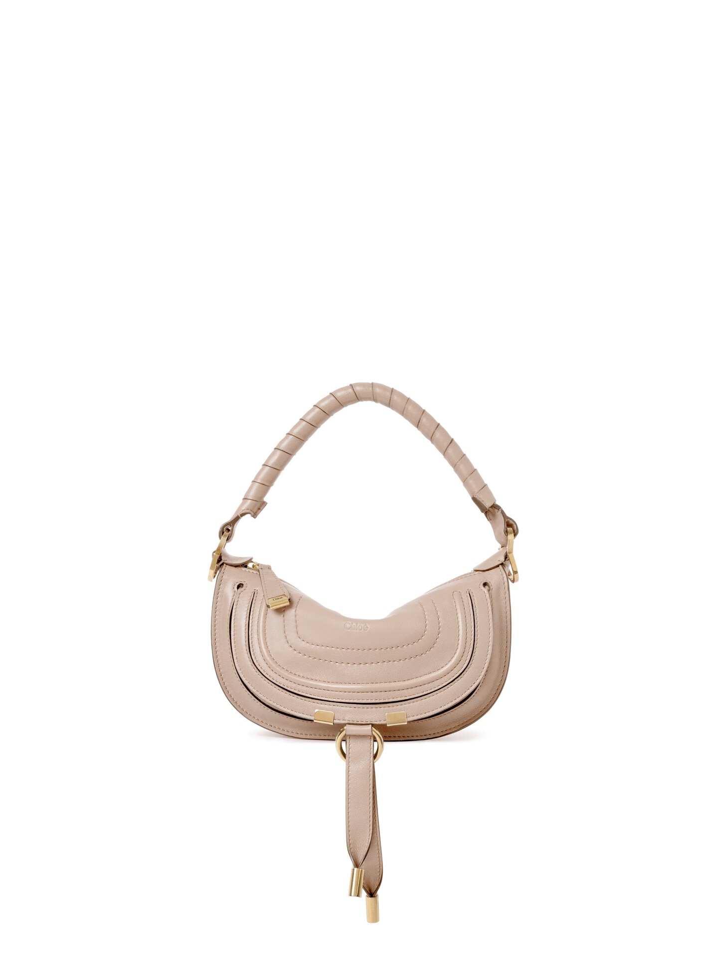 ソフトレザー製Marcieミニショルダーバッグ ベージュ - Chloé