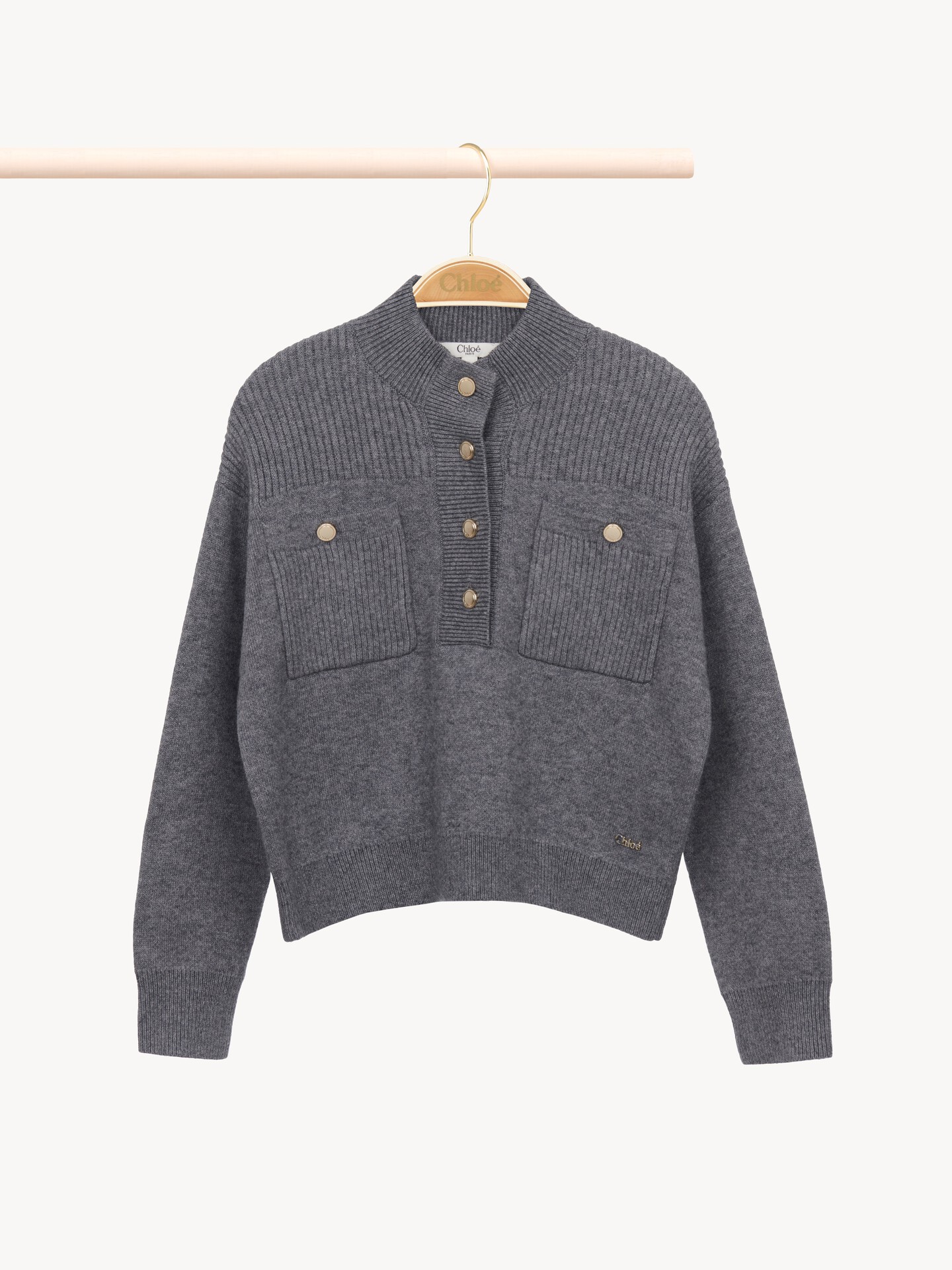 Pull boutonn&eacute; enfant - 1.0