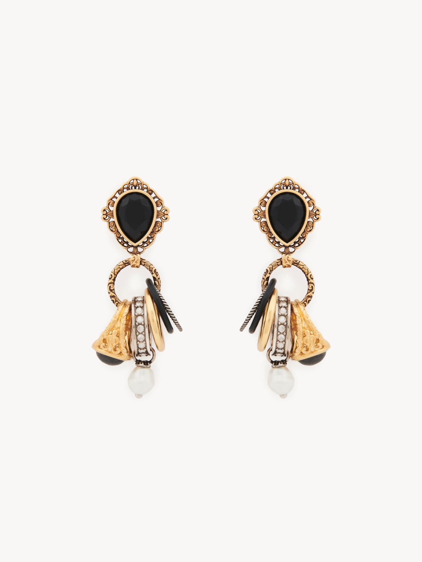 Pendientes Chlo&eacute; Antique Pearls - 2