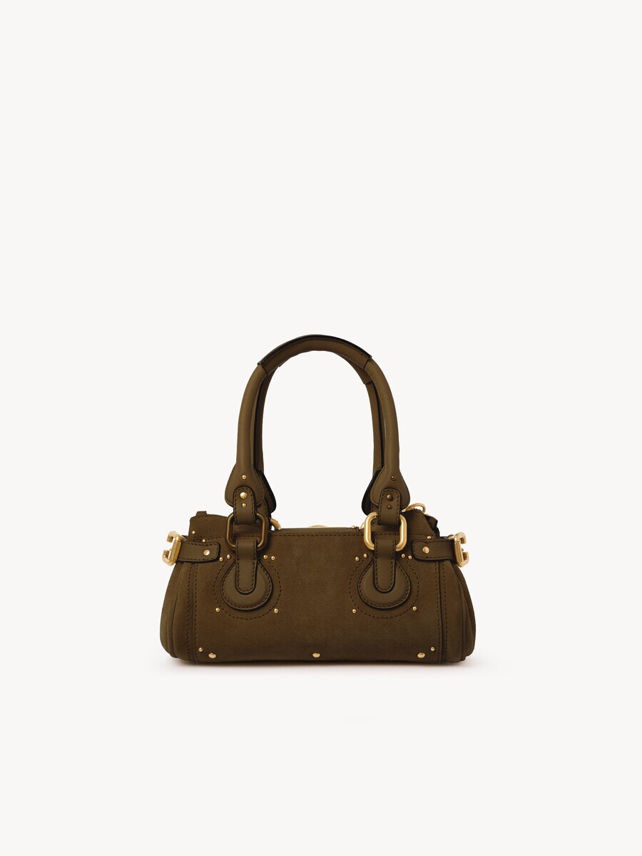 Small Paddington bag in suede leather - 5