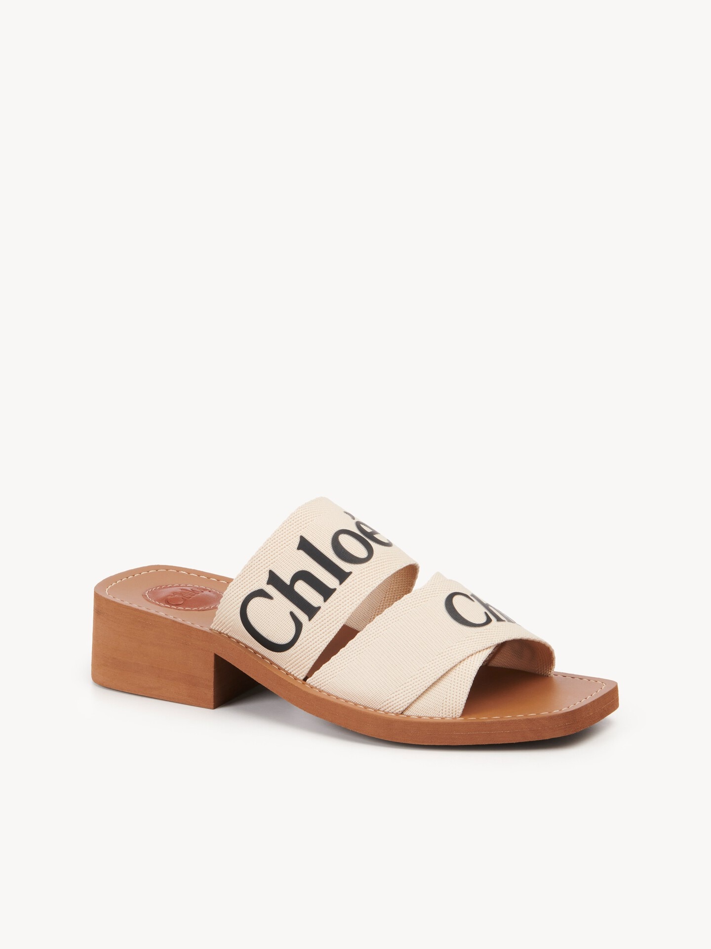 Woody heeled mule - 3