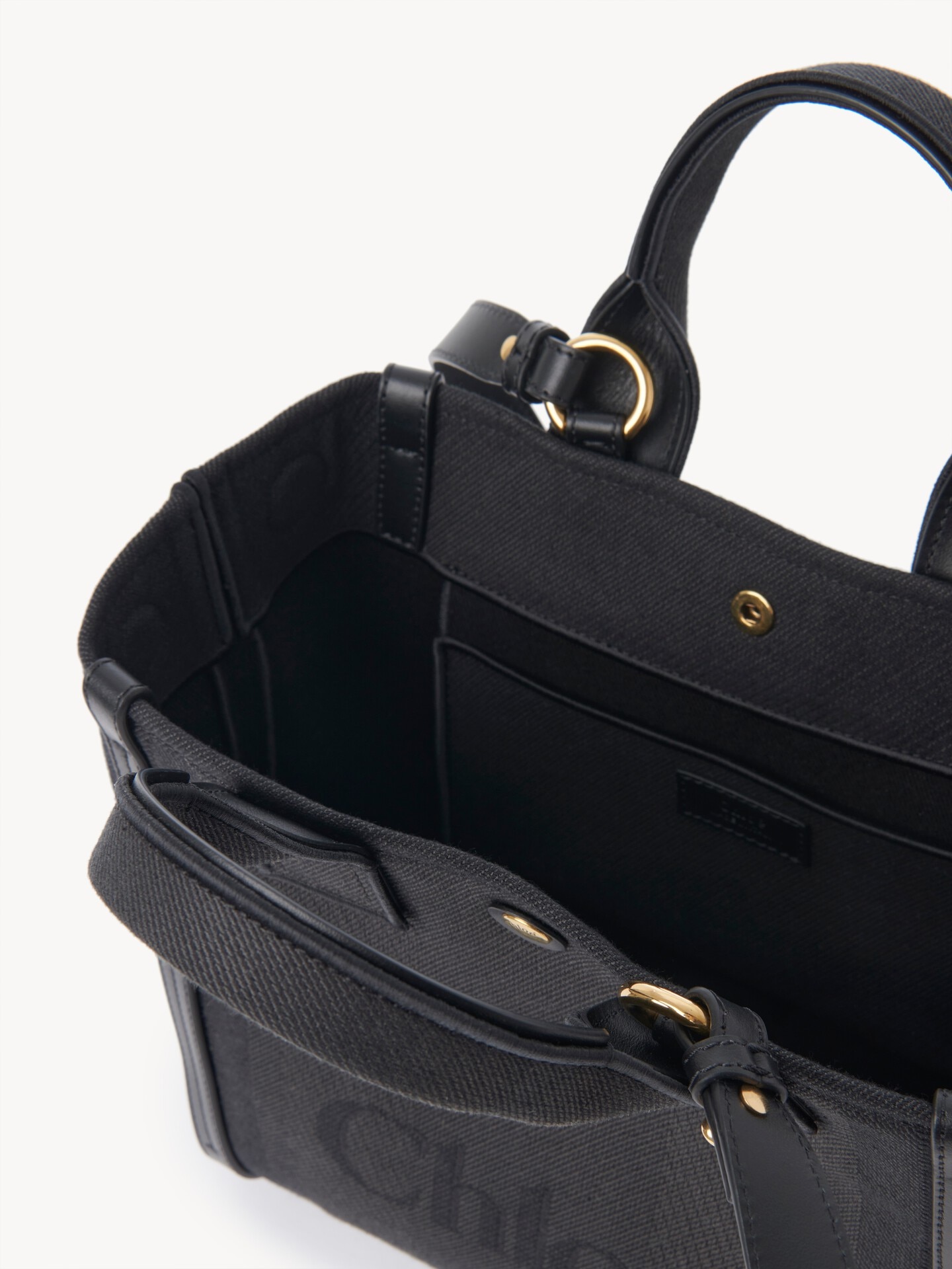 Bolso tote peque&ntilde;o Chlo&eacute; Carry de lona - 6