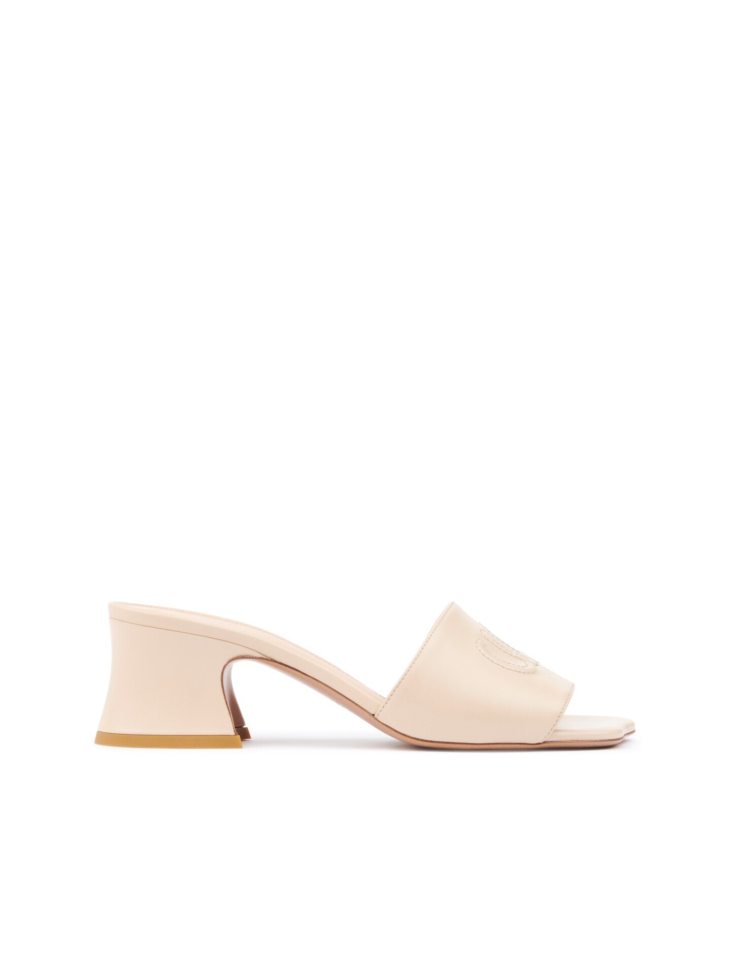 Chloé Soleil heeled mule Sweet Beige - Chloé