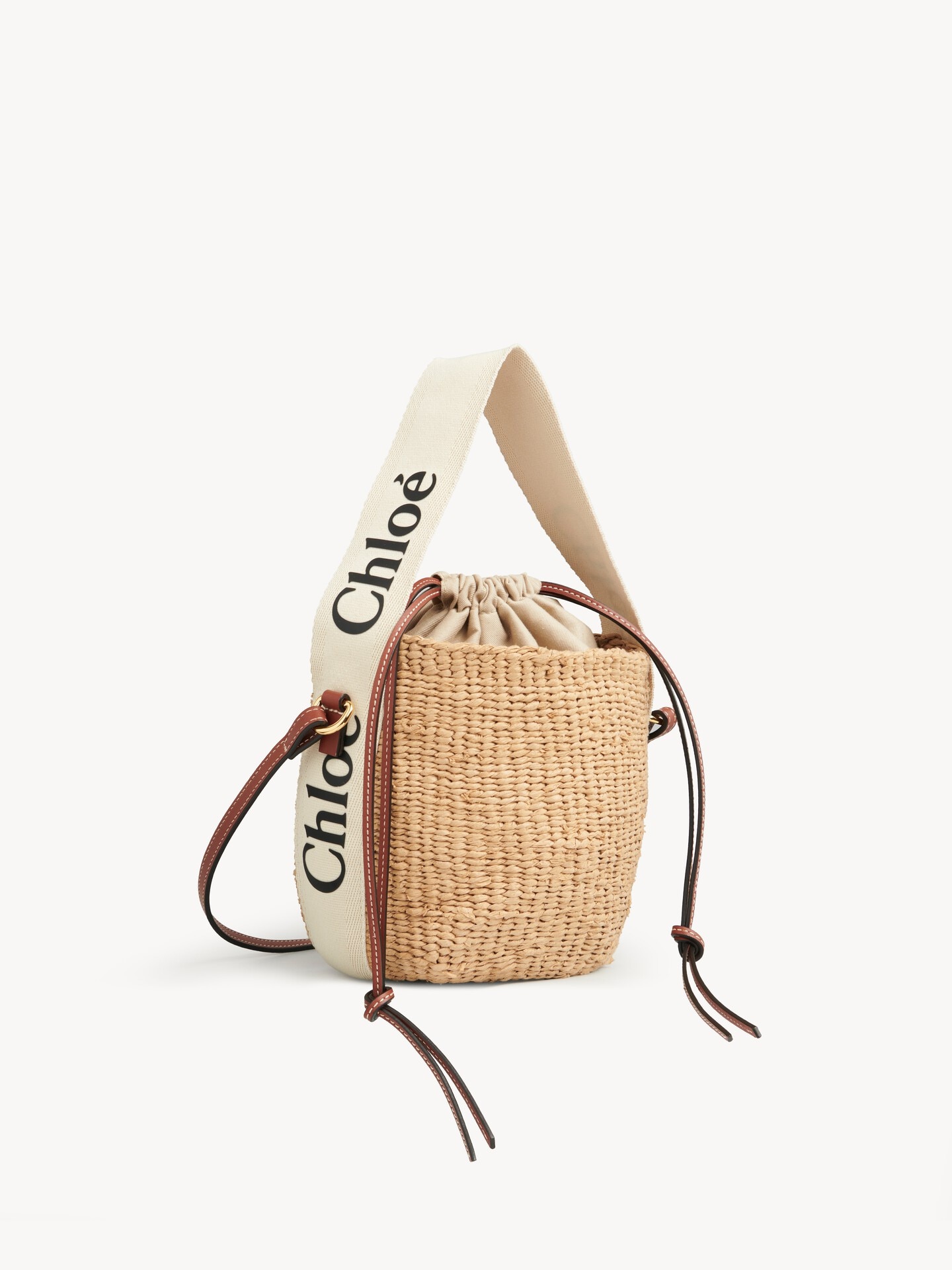Small Woody basket in natural fibers - 2