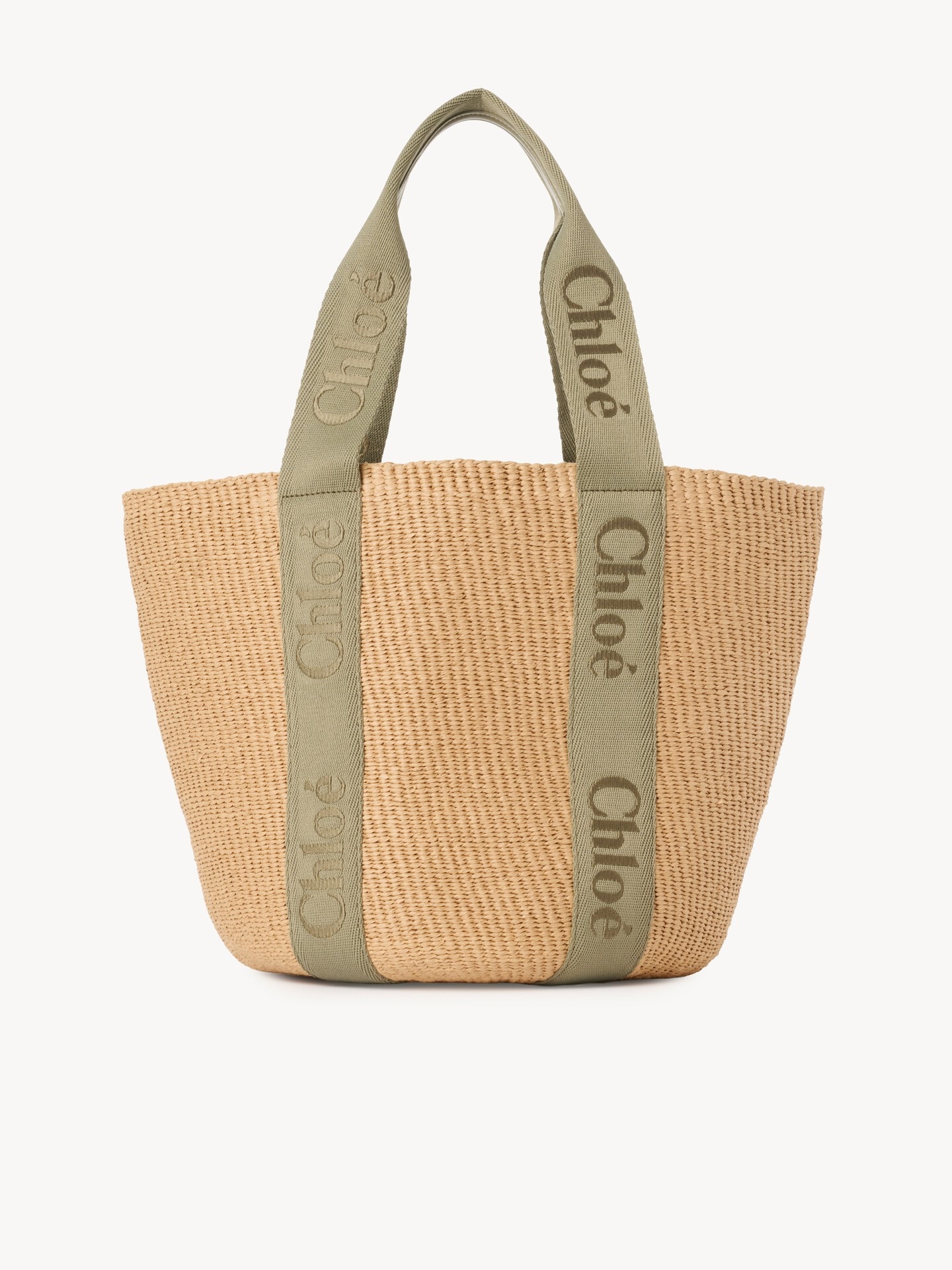 Large Woody basket in natural fibres - 2