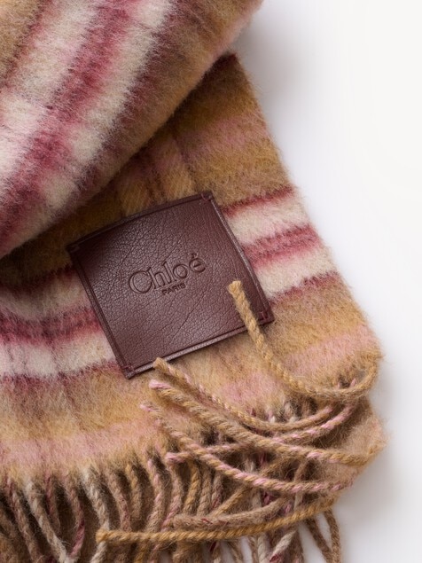The Chlo&eacute; Highlanding scarf in cashmere