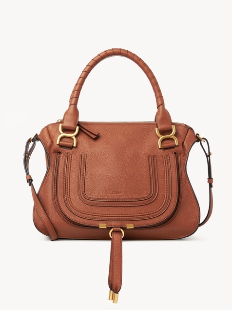 Sac Marcie en cuir grain&eacute;