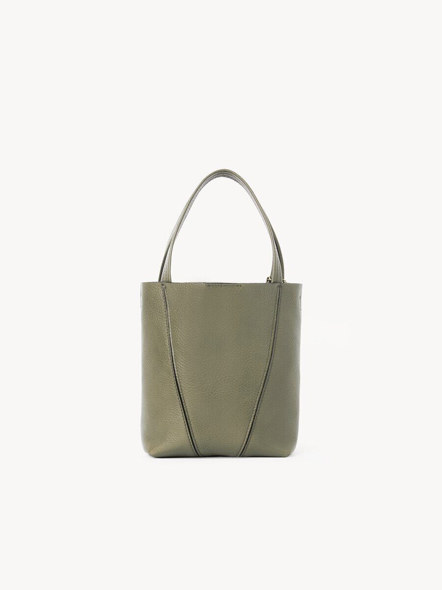 Bolso tote Chlo&eacute; Spin peque&ntilde;o de cuero granulado - 6