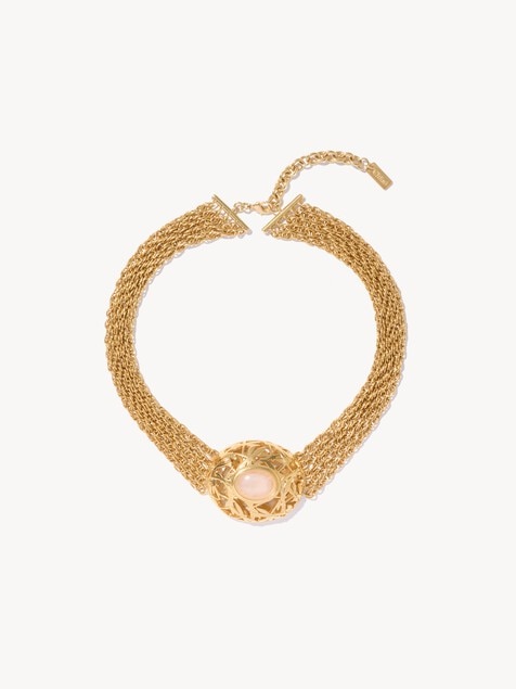 The Chlo&eacute; Gilded Cage choker