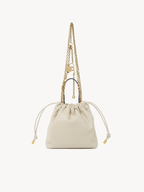 Mini sac cha&icirc;ne port&eacute; &eacute;paule Chlo&eacute; Icons en cuir lisse