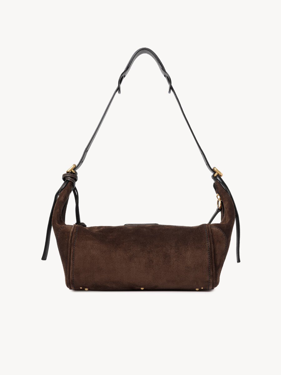 Sac bandouli&egrave;re Paddington en cuir velours - 5