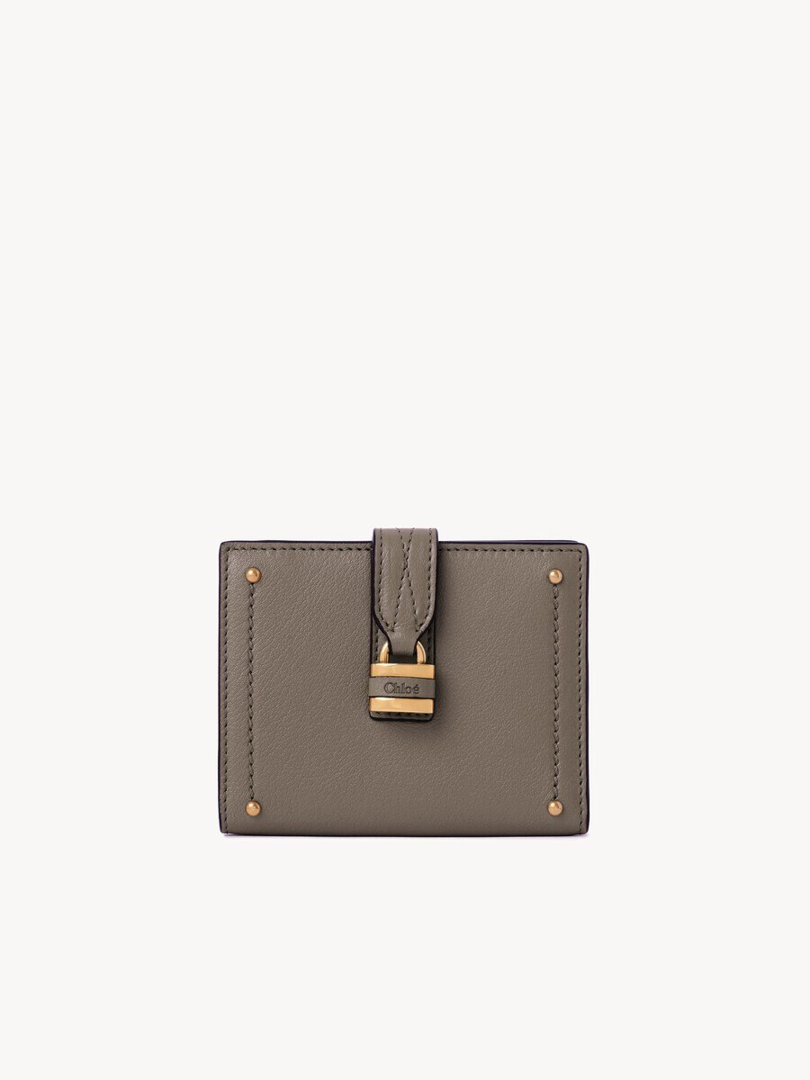 Paddington square wallet in grained leather - 2
