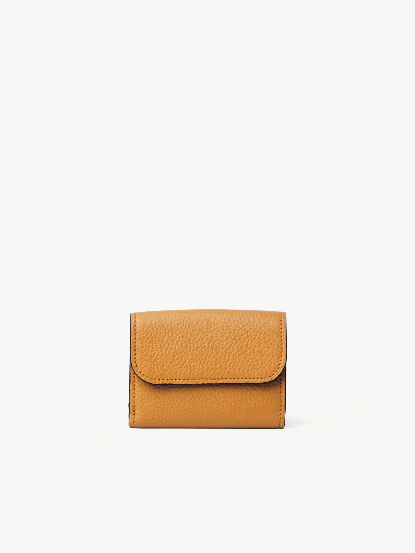 Mini Alphabet tri-fold in grained leather - 2.0