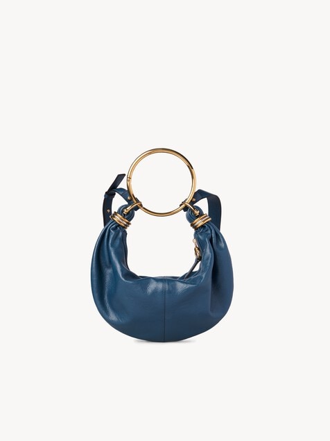 Bolso hobo Bracelet peque&ntilde;o de cuero granulado