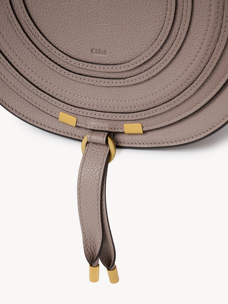 Marcie saddle bag in grained leather - 10
