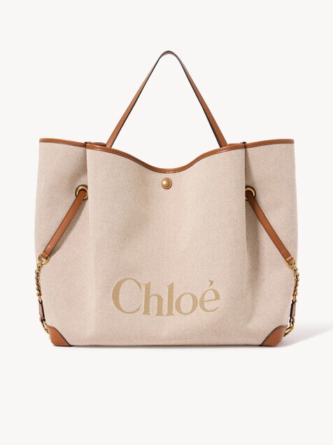 Large Chlo&eacute; Clover double carry bag in canvas