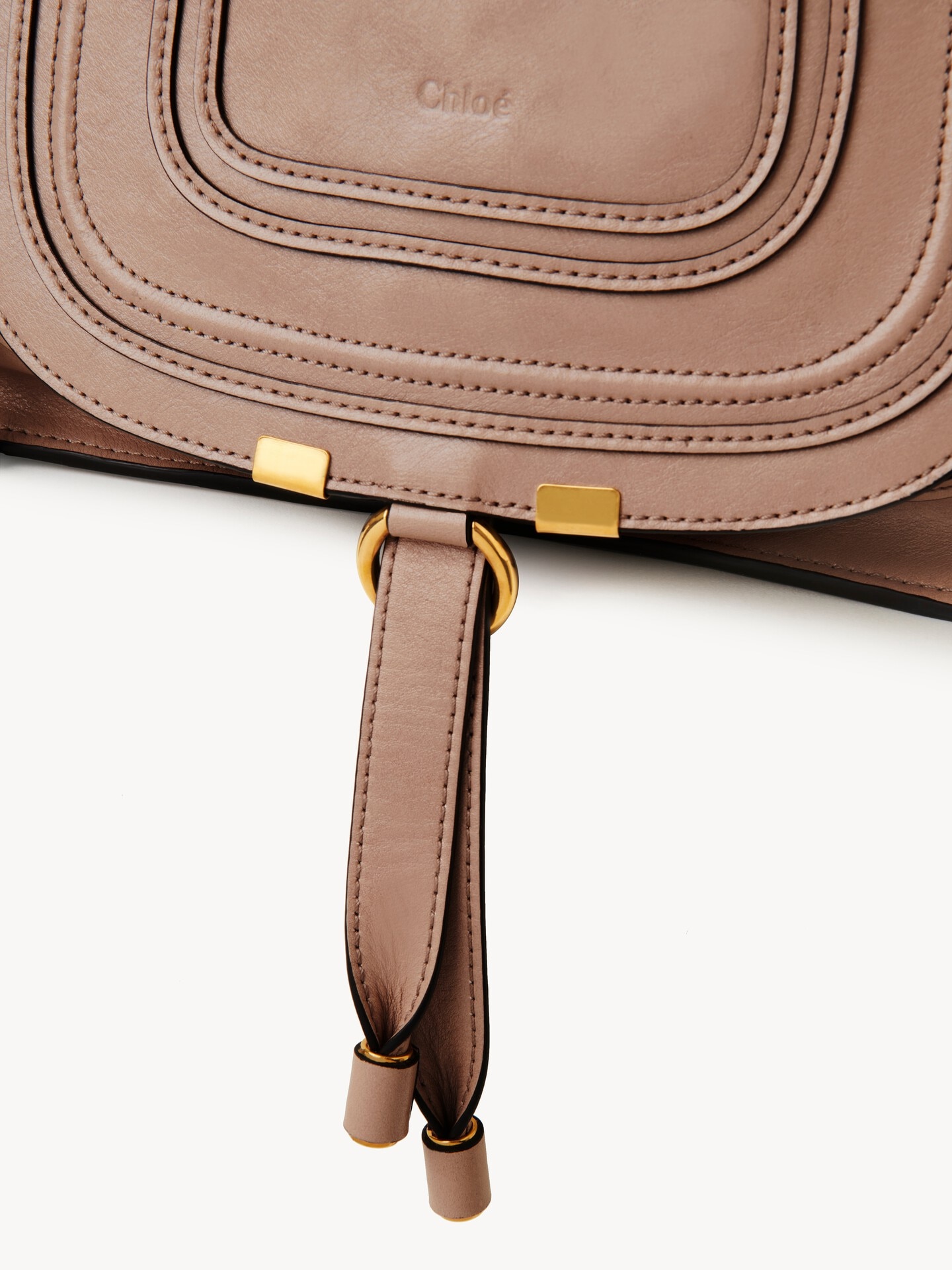 Kleine Marcie Tasche aus gl&auml;nzendem Leder - 7