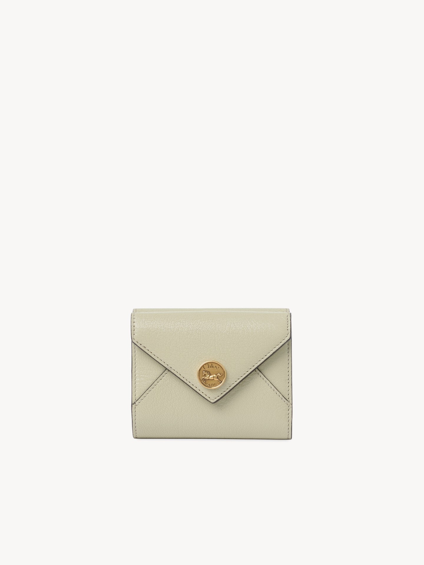 Small Envelope tri-fold in grained leather - 2