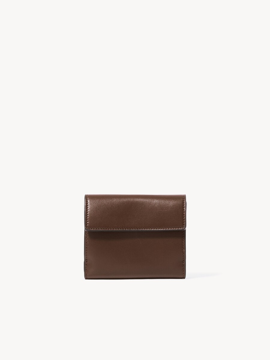 Small Envelope tri-fold in soft & suede leather - 2