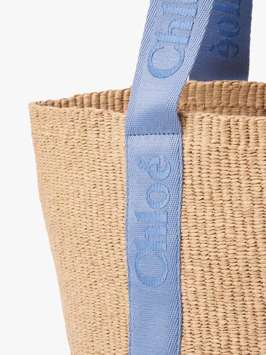 Large Woody basket in natural fibers - 9