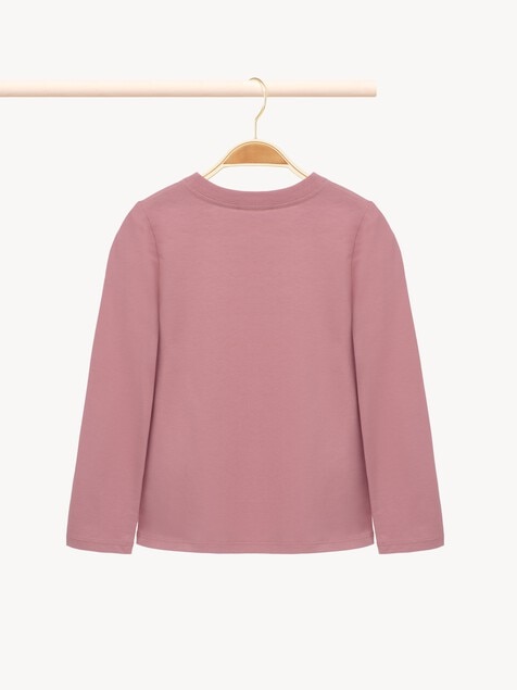 Kids' long-sleeve logo top