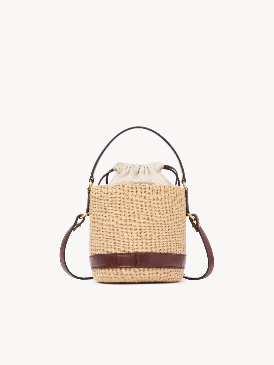 Chlo&eacute; Charms basket bag in natural fibres - 4