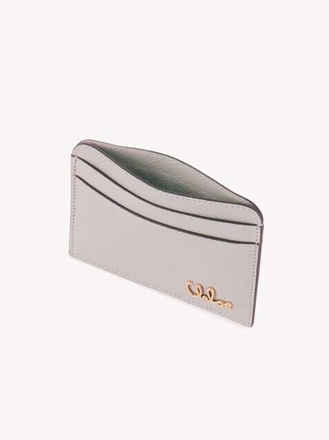 Porte-cartes Chlo&eacute; Iconic en cuir grain&eacute;