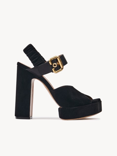 Aria platform sandal
