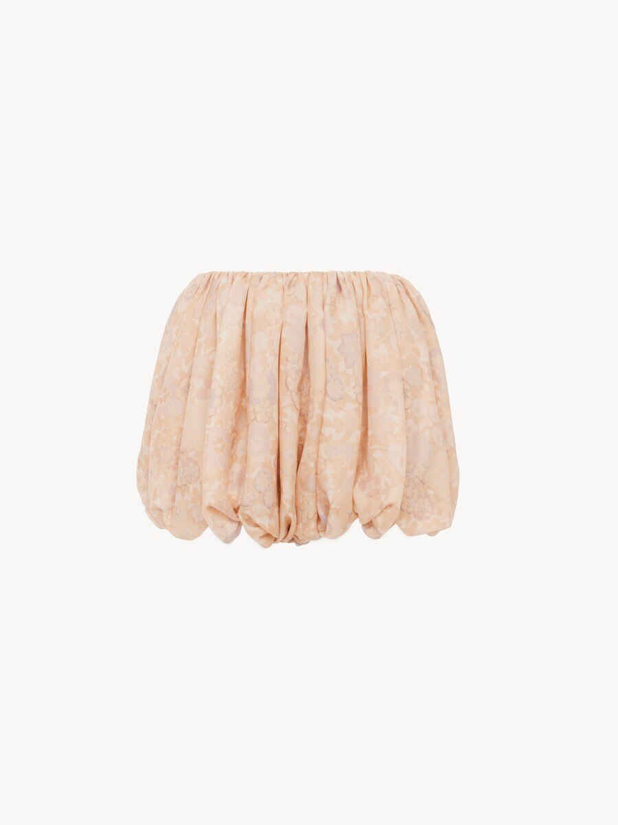 Mini bloomer shorts in silk charmeuse - 2